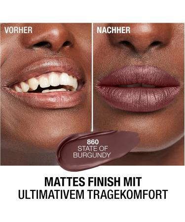  Manhattan Manhattan Lasting Perfection Mega Matte Liquid Lip Colour 860 - Buy Online on GoSupps.com