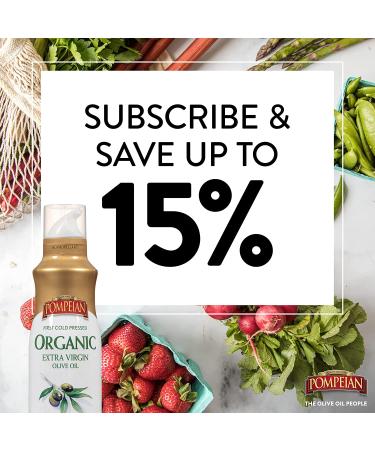 Pompeian USDA Organic Extra Virgin Olive Oil Cooking Spray - 5 Fl Oz Non-Stick Spray for Salads & Pasta - Gluten Free & Non-GMO - Single Bottle - Buy Online on GoSupps.com