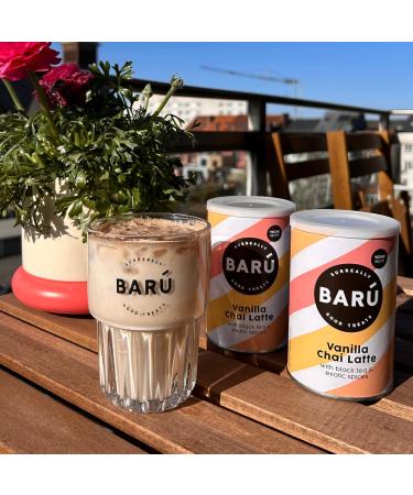 Bar Bar Vanilla Chai Latte Pack of 4 x 250 g Instant preparation with black tea vanilla & spices Vegan natural without artificial flavors 48 cups Handmade in Belgium - Buy Online on GoSupps.com