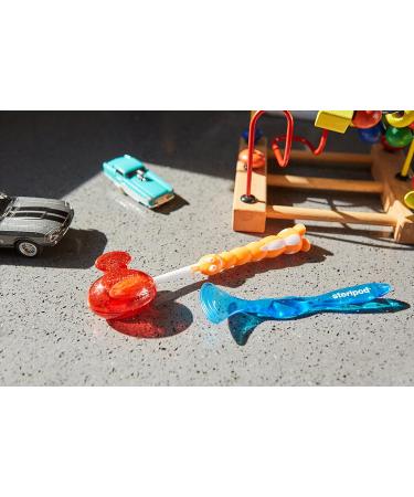 Steripod Kids Toothbrush Protector 2-Pack Red & Blue Glitter Pods - Buy Online on GoSupps.com