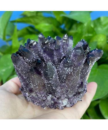 Natural Crystal Rough Natural Crystal 1Pcs Natural Purple Ghost Phantom Quartz Crystal Cluster Rock Stones and Crystals Specimen Home Deco (Color : 450-500g) - Buy Online on GoSupps.com