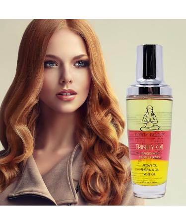 Karma Beauty Keratin Hair Serum with Biotin & 7 Essential Oils | Leave-In Treatment - Buy Online on GoSupps.com