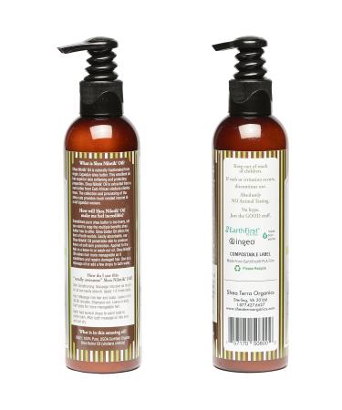 Shea Terra Organics Fragrance Free Shea Nilotik Oil | Natural Daily Moisturizer for Sensitive Skin - 8 oz - Buy Online on GoSupps.com