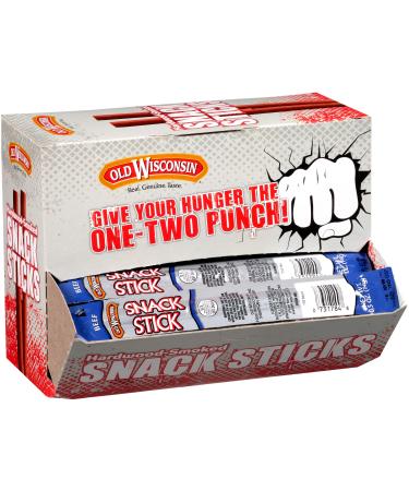 Old Wisconsin Beef Snack Sticks Counter Box, 42 Count