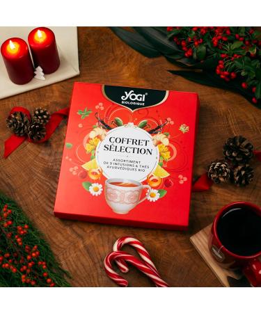 Yogi Organic Gift Set Assortment of 9 Organic Teas and Infusions 45 Individual Bags - Buy Online on GoSupps.com
