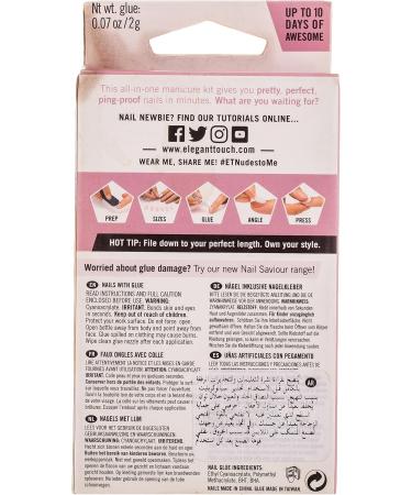 Elegant Touch False Nails - Wild Nudes - Nudes to Me! - Buy Online on GoSupps.com