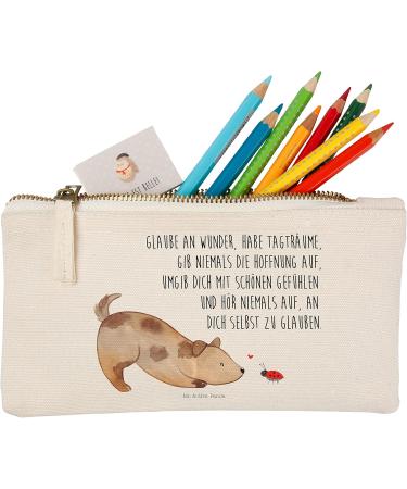 Mr. & Mrs. Panda Small Dog Makeup Bag - Gift Etui & Spring Folder for Cosmetics - White - Buy Online on GoSupps.com