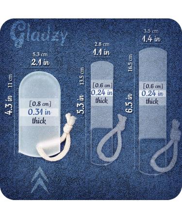 Real Czech Glass Foot Fish - Double-Sided Grit for Gentle Pedicure & Spa Care | EU Quality Corneal Removal Tool for Rough Skin & Heels - Buy Online on GoSupps.com