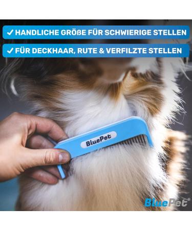 Buy Bluepet Zauberkamm - Patented Rotating Tines for Long-Haired Dogs Cats & Humans - Knot Removal & Fur Detangler - International Shipping Available - Buy Online on GoSupps.com