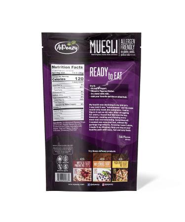 Organic AiPeazy Muesli: Gluten-Free Paleo Mix with Raisins, Tigernut, Coconut & Banana - 10.1oz - Buy Online on GoSupps.com