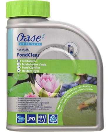 Oase 43140 Aquaactiv PondClear - 500 ml Pond Declarer for Instant Algae Control & Water Clarity - International Shipping Available - Buy Online on GoSupps.com