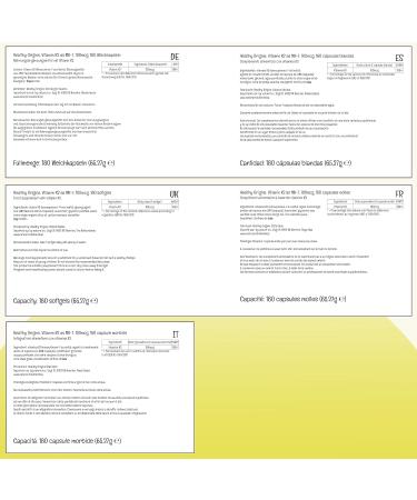 Healthy Origins Vitamin K2 MK-7 100mcg - 180 Vegetarian Softgels | High Strength, Lab Tested, Gluten-Free, Non-GMO - Buy Online on GoSupps.com