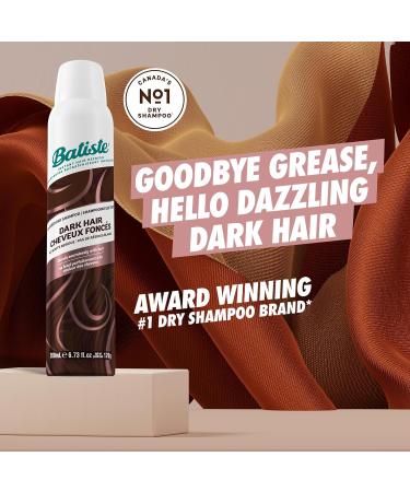 Batiste Dark Dry Shampoo Spray Value Pack For Dark & Deep Brown Hair Refresh Hair And Absorb Oil Between Washes Waterless Shampoo For Added Hair Texture And Body 350 mL Dark Hair 350 g (Pack of 1) - Buy Online on GoSupps.com