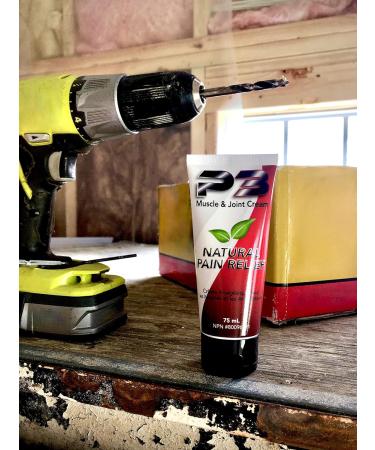 75mL P3 Muscle & Joint Cream - Sustainably sourced naturally sourced safe for all ages fresh scented muscle pain relief cream. alcohol and methyl salicylate free. Travel Sized - Buy Online on GoSupps.com