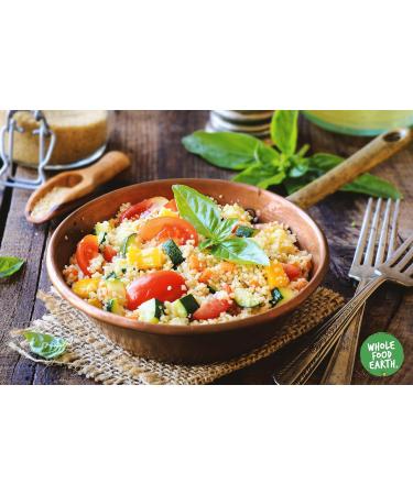 Wholefood Earth Organic Spelt Couscous 1kg - Raw, Vegan, High Fibre | GMO-Free & Certified Organic - Buy Online on GoSupps.com