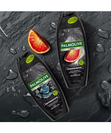  Palmolive Palmolive 3 in 1 Energizing Man 500ml | with Citro Essential Oil & Magnesium Extract | for Body Face & Hair - Buy Online on GoSupps.com