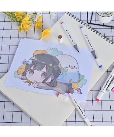 Dabo&Shobo 60 Colors Alcohol Markers - Dual Tip Art Markers for Kids & Adults - Buy Online on GoSupps.com