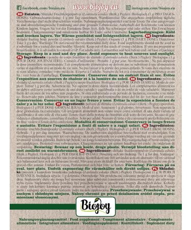  Biojoy Biojoy Organic Shiitake Powder 50 g dried and finely ground Shiitake mushrooms Lentinula edodes - Buy Online on GoSupps.com