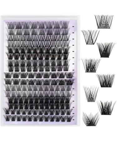 Individual Cluster Lashes Extension 0.07mm D Curl 14mm - 8 Styles DIY Eyelash Extensions - Buy Online on GoSupps.com