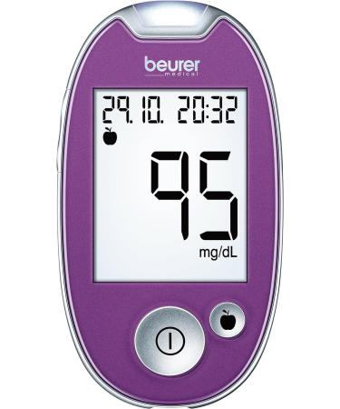 Buy Beurer GL 44 Blood Glucose Meter - Accurate & Compact Purple - International Shipping - Buy Online on GoSupps.com