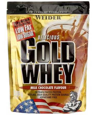 Weider Gold Whey Bag Double Pack (2 x 500 g) Chocolate 1 Pack (1 x 1 kg) - Buy Online on GoSupps.com