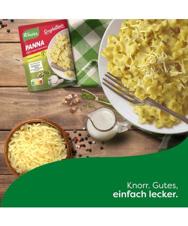 Knorr Spaghetteria Pasta Ready Meal Panna - Delicious 6-Minute Pasta Dish (163g) - Fast International Shipping - Buy Online on GoSupps.com
