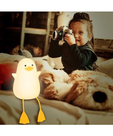 YuanDian Cute Duck Night Light - Perfect Gift for Women, Teen Girls, and Kids. Christmas Seagull Chick Silicone Nightlight for Children - Buy Online on GoSupps.com
