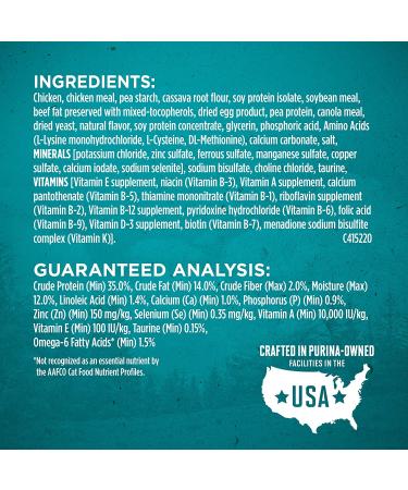 Purina ONE True Instinct Grain-Free High Protein Natural Formula Cat Food - Chicken 3.2 lb - Buy Online on GoSupps.com