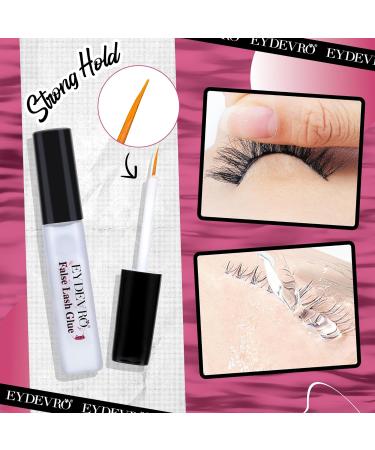 EYDEVRO Strong Hold Waterproof Lash Glue - Alcohol-Free Adhesive for Strip Lashes - Buy Online on GoSupps.com