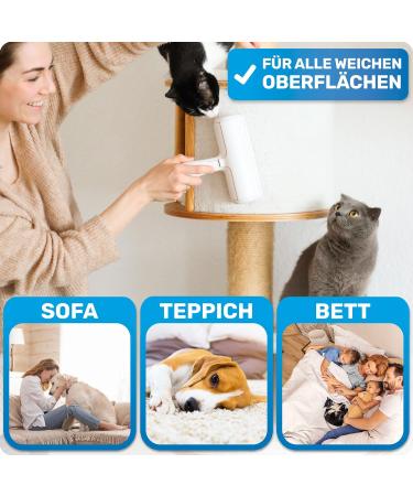 Bluepet Rollotollo Self-Cleaning Lint Roller | Pet Hair Remover for Dogs & Cats | Includes 4x Laundry Balls | International Shipping Available - Buy Online on GoSupps.com