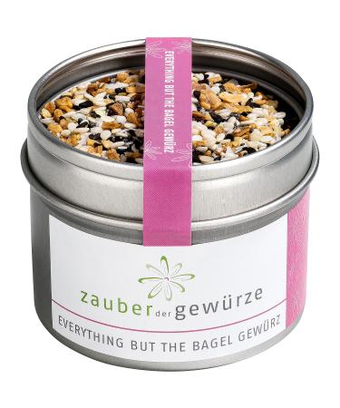 Magic of the spices Everything but the butzer spice - sesame -wig mixture made of roasted sesame garlic onions salt and poppy as a topping for bagel bread cream cheese salad or meat 65 g