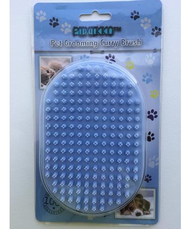 Pixikko Pet Curry Shampoo Brush/Comb for Bathing - Massaging - Deshedding - on Wet or Dry Hair 1-PC - Buy Online on GoSupps.com
