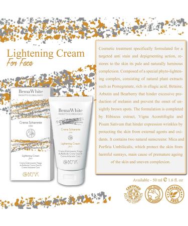  BEMA COSMETICI Aclarant Face Cream 50 ml - Buy Online on GoSupps.com