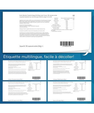 Nordic Naturals Complete Omega-D3 565mg with Omega-6 Omega-9 and Vitamin D3 High Dosed Lemon Taste 120 Soft Capsules Lab Tested Soy Free Gluten Free Non-GMO - Buy Online on GoSupps.com