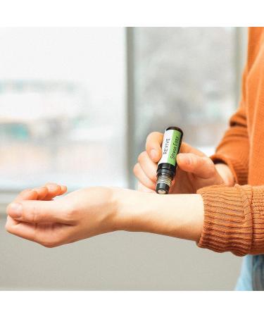 Stress Easy Roll-On by REVIVE Essential Oils | 100% Pure Therapeutic Grade for Aromatherapy Diffuser Massage & Skin Care - International Shipping Available - Buy Online on GoSupps.com