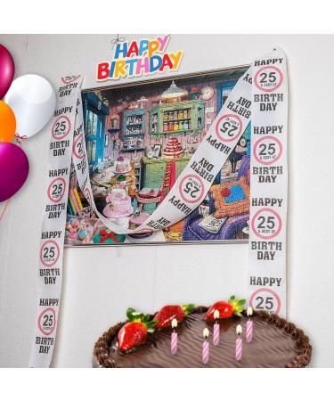 Happy 25th Birthday Klopapier - Funny Toilet Paper Gift & Decoration Pack | 2 Pack for Fun & Laughter - Buy Online on GoSupps.com