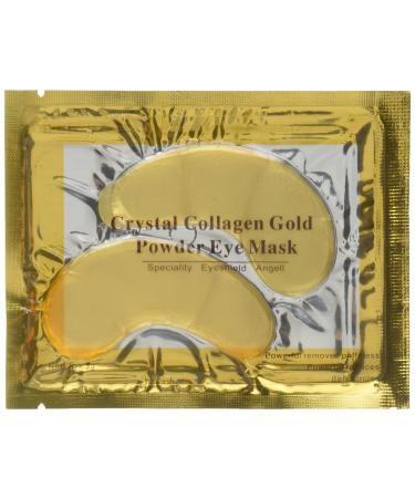 30 pairs wholesale New Crystal 24k Gold Powder Gel Collagen Eye Mask Mask Leaf Patch Anti-Aging Altering Paschen Dark circles & swelling skin care anti-folds