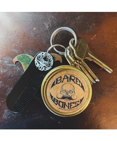 Bare Bones Medium Hold Mustache Wax with Death Grip Keychain Comb Set - Buy Online on GoSupps.com