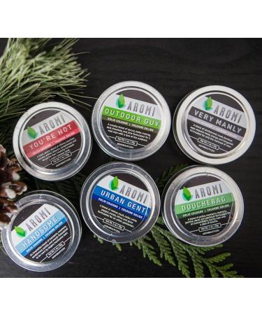 Aromi Solid Cologne | Fresh Woodsy Fragrance Vegan Cruelty-free Wax Vetiver Sandalwood and Amber Scent Men's Gift Day Night Travel (You're Hot) - Buy Online on GoSupps.com