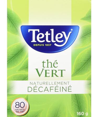 Tetley's Rich Full - Flavoured Decaffeinated 100% Rainforest Alliance & Naturally Decaffeinated Green Tea - 80 Tea Bags 160 Grams Tea 80 teabags+ Deca Green Tea - Buy Online on GoSupps.com