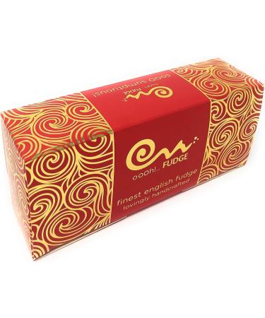 Luxury Gourmet Intense Double Chocolate Fudge by 'Oooh!..FUDGE' Creamy Buttery Decadent Fudge (560g Gift Box) - Buy Online on GoSupps.com