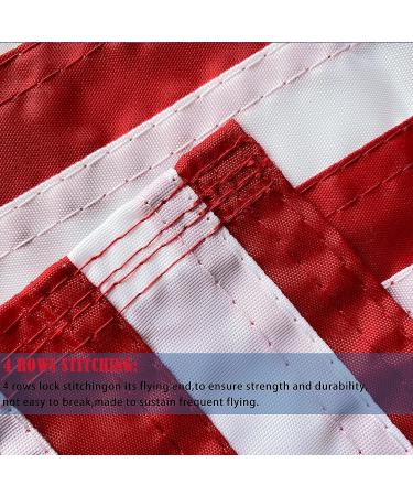 Mosprovie US Boat Flag 12x18 - Embroidered Stars American Marine Flag - Durable Polyester with Sewn Stripes and Brass Grommets - Buy Online on GoSupps.com