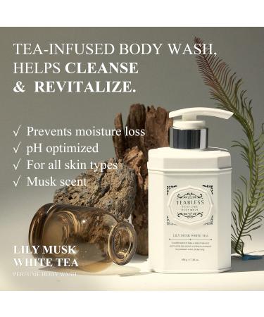 TEABLESS Lily Musk White Tea Perfumed Body Lotion & Body Wash Duo Set Dry Skin & Sensitive Skin Daily Hydrating Moisturizer & Shower Gel Non-Greasy Floral Musk Scent Korean Skin Care - Buy Online on GoSupps.com