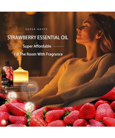 Ocean Breeze Essential Oil 8 Fl Oz and Strawberry Essential Oil 4 Fl Oz for Diffuser Humidifier Yoga Cleaning DIY Candle Soap Making Perfume Gift for Essential Oils - Buy Online on GoSupps.com