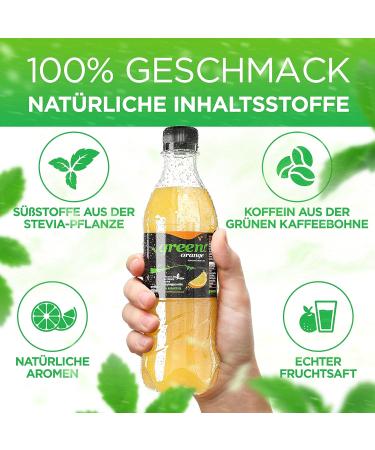 Buy Green Cola Orange DPG PET - 6 Pack (6 x 500ml) | Refreshing Orange Flavor - International Shipping Available - Buy Online on GoSupps.com