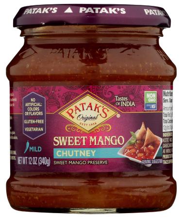 Patak's Sweet Mango Chutney, 12 oz