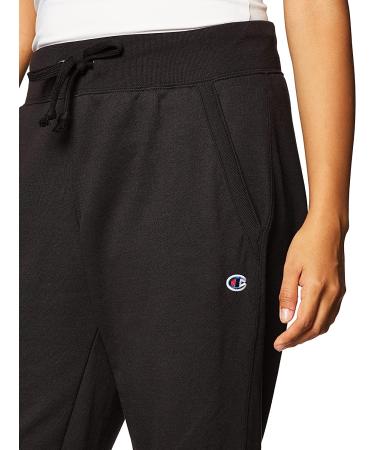 Champion Women's Powerblend Joggers - Script Logo - Black - Large - Buy Online on GoSupps.com