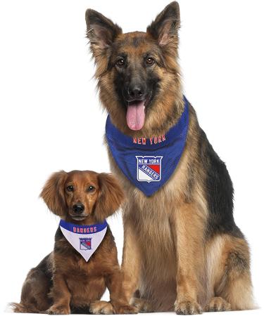 NHL New York Rangers Bandana for Large/XL Dogs & Cats - Cute & Stylish Hockey Fan Scarf - Buy Online on GoSupps.com