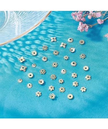 PandaHall 144pcs 24K Gold Plated Flower Bead Caps - 12 Styles Brass End Caps for DIY Jewelry Crafts - Buy Online on GoSupps.com