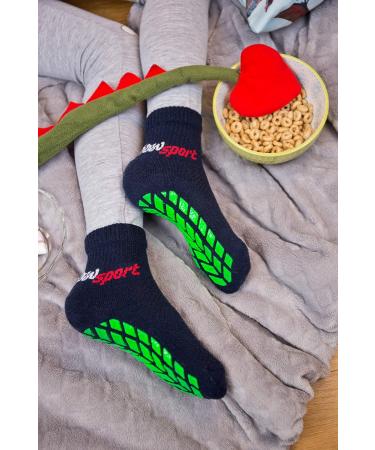 Rainbow Neo ABS Sport Socks - Neon Sneaker Stopper Socks for Men & Women - Size 39-41 - Black & Blue - Buy Online on GoSupps.com
